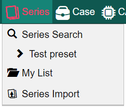 Menu - Series preset
